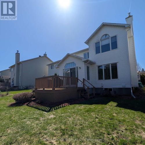 Rear of home - 90 Moresby Drive, Ottawa, ON - Outdoor With Deck Patio Veranda