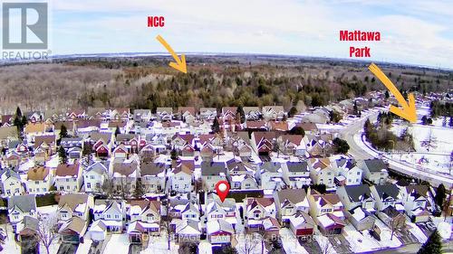 Aerial - 90 Moresby Drive, Ottawa, ON -  With View