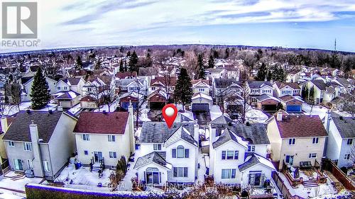 Rear Facing Aerial - 90 Moresby Drive, Ottawa, ON - Outdoor With Facade
