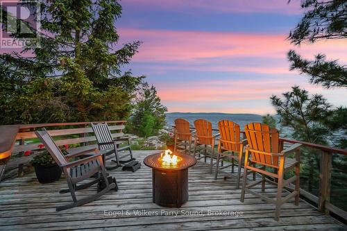 1 Three Tree Island, Mcdougall, ON - Outdoor With Deck Patio Veranda With View