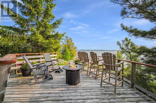 1 Three Tree Island, Mcdougall, ON - Outdoor With Deck Patio Veranda With View