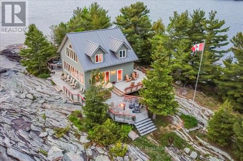 1 Three Tree Island, Mcdougall, ON - Outdoor With Body Of Water With Deck Patio Veranda