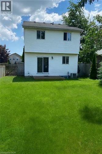 Rear view of house featuring a fenced backyard - 988 Prosperity Court, London, ON - Outdoor