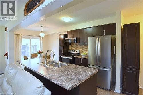 9 Lynch Crescent, Binbrook, ON - Indoor Photo Showing Kitchen With Double Sink