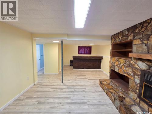 621 Mccall Street, Oxbow, SK - Indoor Photo Showing Other Room With Fireplace