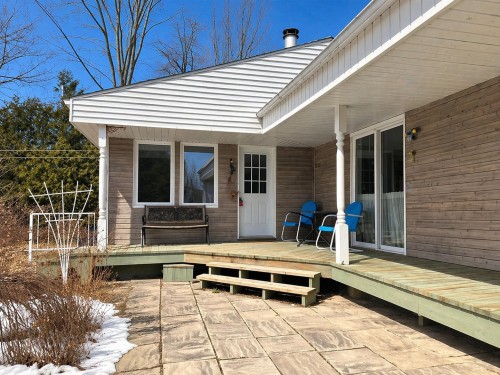 Exterior - 520 6E Rang, Courcelles/Saint-Évariste, QC - Outdoor With Deck Patio Veranda With Exterior