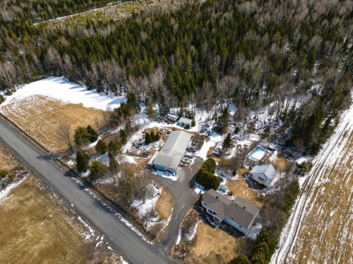 Aerial View - 520 6E Rang, Courcelles/Saint-Évariste, QC - Outdoor With View