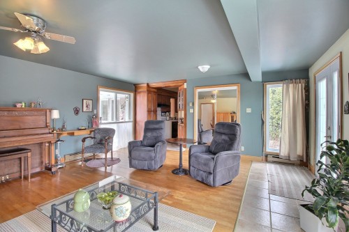 Living Room - 520 6E Rang, Courcelles/Saint-Évariste, QC - Indoor Photo Showing Living Room