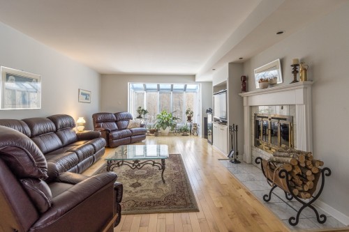 Salon - 24 Ch. Frizzle, Lac-Brome, QC - Indoor Photo Showing Living Room With Fireplace