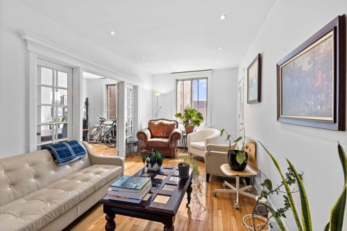 Salon - 7-5031 Rue Sherbrooke O., Montréal (Côte-Des-Neiges/Notre-Dame-De-Grâce), QC - Indoor Photo Showing Living Room
