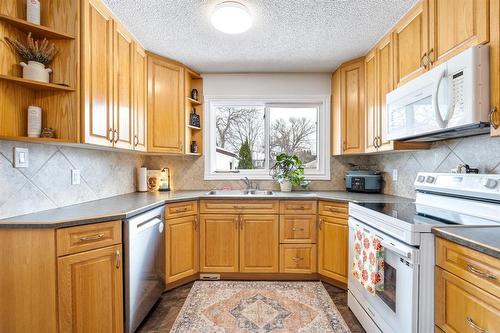 187 Reay Crescent, Winnipeg, MB - Indoor Photo Showing Kitchen With Double Sink