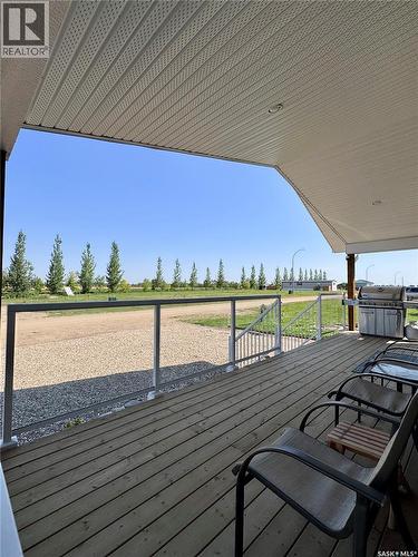 105 Prince Crescent, Fishing Lake, SK - Outdoor With Deck Patio Veranda With Exterior