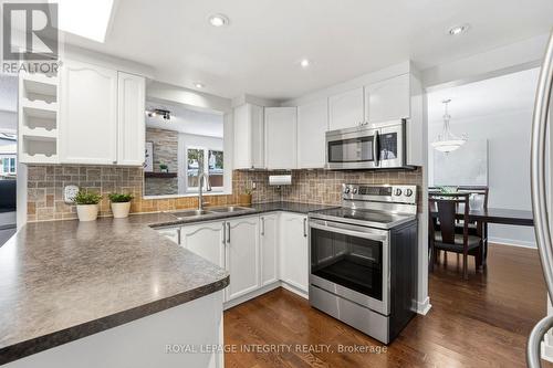 4 Adele Crescent, Ottawa, ON - Indoor Photo Showing Kitchen With Double Sink