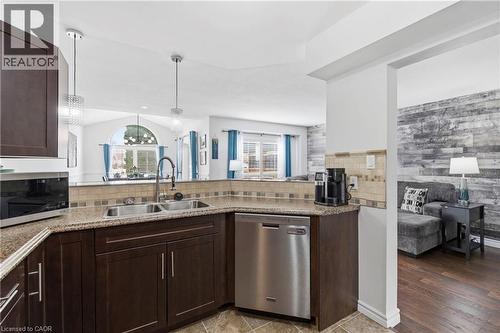 59 Kerwood Drive, Cambridge, ON - Indoor Photo Showing Kitchen With Double Sink