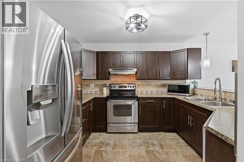 59 Kerwood Drive, Cambridge, ON - Indoor Photo Showing Kitchen With Double Sink