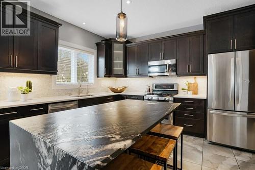 64 Blossomfield Crescent, Cambridge, ON - Indoor Photo Showing Kitchen With Upgraded Kitchen