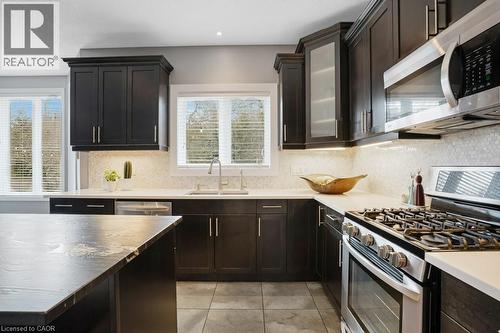 64 Blossomfield Crescent, Cambridge, ON - Indoor Photo Showing Kitchen With Upgraded Kitchen