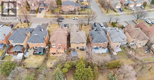 Aerial perspective of suburban area - 4516 Gullfoot Circle, Mississauga, ON - Outdoor With View