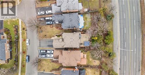 Aerial perspective of suburban area - 4516 Gullfoot Circle, Mississauga, ON - Outdoor With View
