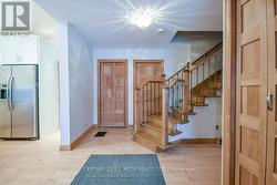 Hardwood and Wrought Iron Balusters on  Staircase - 