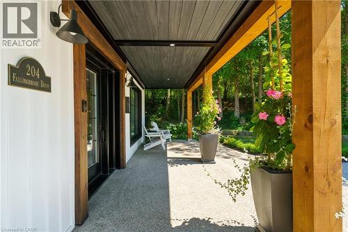 Front Porch - 204 Falling Brook Drive, Ancaster, ON - Outdoor With Deck Patio Veranda