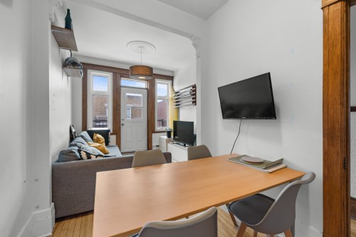 Dining Room - 4-425 Rue Villeray, Montréal (Villeray/Saint-Michel/Parc-Extension), QC - Indoor Photo Showing Office