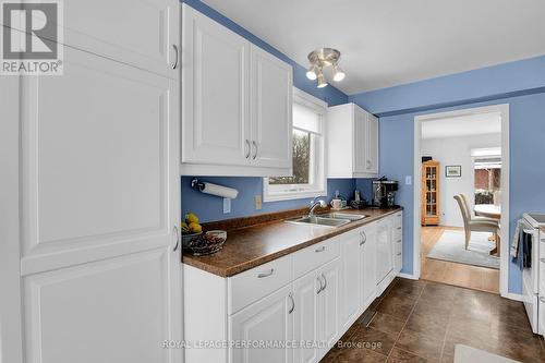 Great storage in pantry cupboard - 43 Waterview Court, Ottawa, ON - Indoor Photo Showing Kitchen With Double Sink