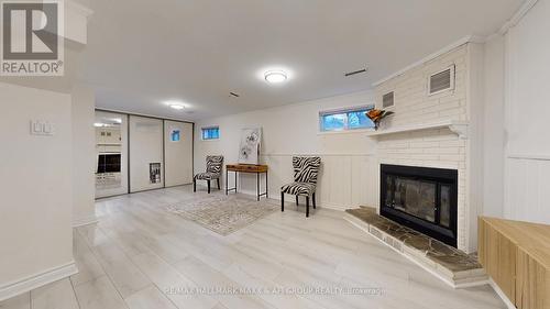 42 Devins Drive, Aurora, ON - Indoor With Fireplace
