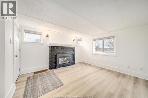 1985 Lesperance, Tecumseh, ON - Indoor Photo Showing Living Room With Fireplace