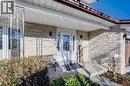 Large front porch with newer entry door system. - 63 Kingston Crescent, Kitchener, ON  - Outdoor 