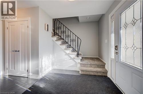 Welcoming foyer with modern tile. - 63 Kingston Crescent, Kitchener, ON - Indoor Photo Showing Other Room