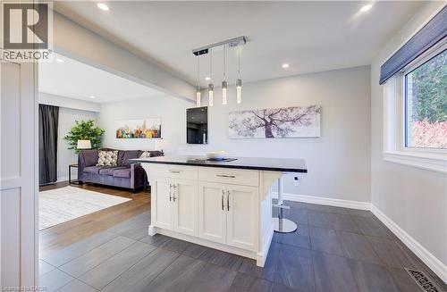Cooking and entertaining in one space. - 63 Kingston Crescent, Kitchener, ON - Indoor Photo Showing Other Room