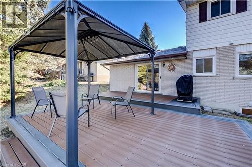 Gazebo stays! - 63 Kingston Crescent, Kitchener, ON - Outdoor With Deck Patio Veranda With Exterior