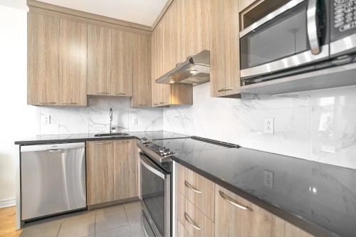 Kitchen - 308-5425 Rue St-Denis, Montréal (Le Plateau-Mont-Royal), QC - Indoor Photo Showing Kitchen With Upgraded Kitchen