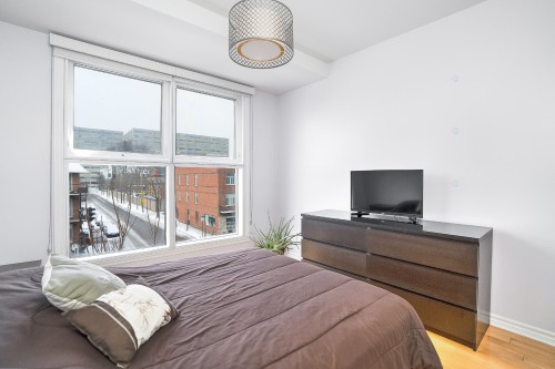 Master Bedroom - 308-5425 Rue St-Denis, Montréal (Le Plateau-Mont-Royal), QC - Indoor Photo Showing Bedroom
