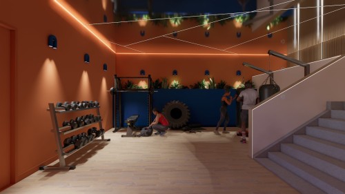 Exercise Room - 10-20 Rue Cook, Québec (La Cité-Limoilou), QC - Indoor Photo Showing Other Room