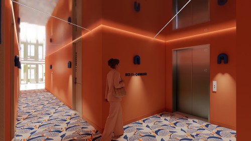 Passageway - 10-20 Rue Cook, Québec (La Cité-Limoilou), QC - Indoor Photo Showing Bedroom