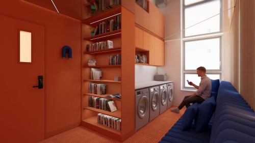 Laundry - 10-20 Rue Cook, Québec (La Cité-Limoilou), QC - Indoor