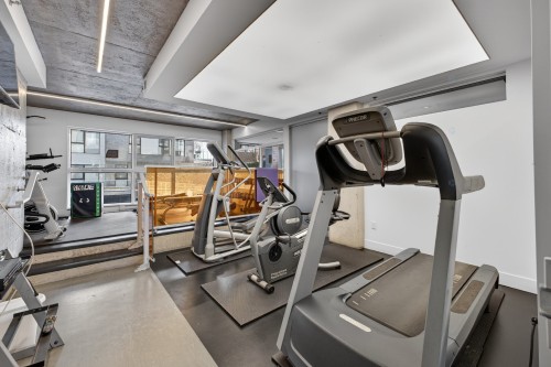 Salle d'exercice - 109-9200 Rue Hochelaga, Montréal (Mercier/Hochelaga-Maisonneuve), QC - Indoor Photo Showing Gym Room
