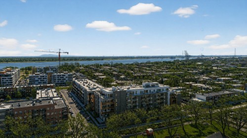 Photo aérienne - 109-9200 Rue Hochelaga, Montréal (Mercier/Hochelaga-Maisonneuve), QC - Outdoor With View