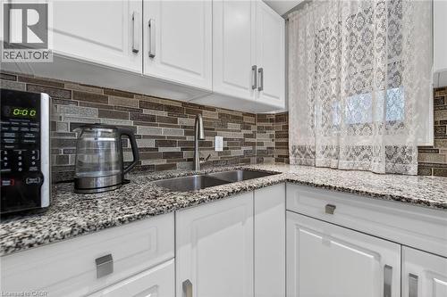 96 Wentworth Street N, Hamilton, ON - Indoor Photo Showing Kitchen With Double Sink With Upgraded Kitchen