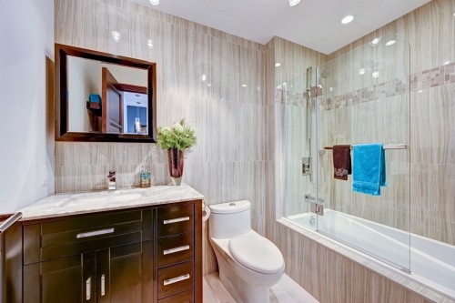 Bathroom - 606-5715 Rue Jean-Talon E., Montréal (Saint-Léonard), QC - Indoor Photo Showing Bathroom