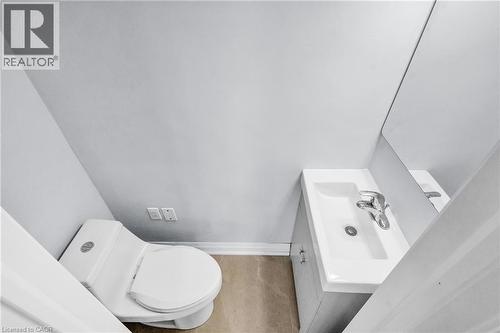 Bathroom with toilet and vanity - 84 Avalon Place, Kitchener, ON - Indoor Photo Showing Bathroom