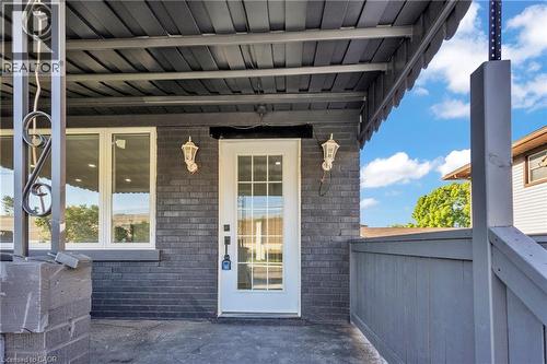 Property entrance with brick siding - 84 Avalon Place, Kitchener, ON - Outdoor