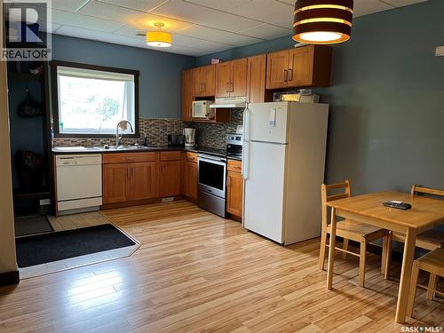 237 Eagle Point Drive, La Ronge, SK - Indoor Photo Showing Kitchen With Double Sink