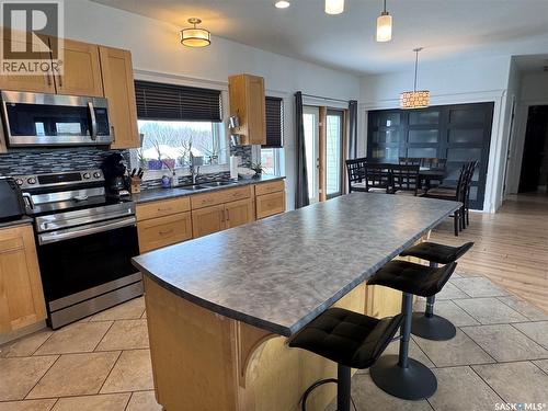 237 Eagle Point Drive, La Ronge, SK - Indoor Photo Showing Kitchen With Double Sink