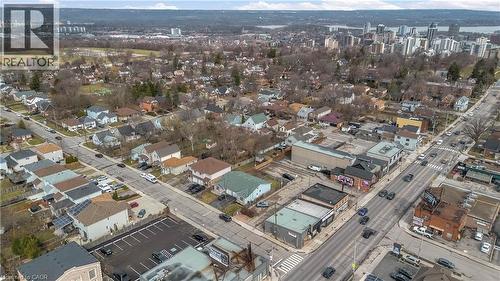 Aerial view of property and surrounding area - 8 Brantdale Avenue, Hamilton, ON -  With View