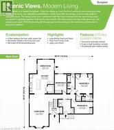 Floor plans of Windsor Model Render - 