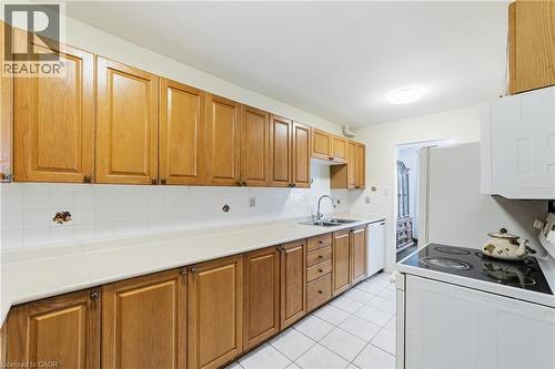 222 Greencedar Drive, Hamilton, ON - Indoor Photo Showing Kitchen With Double Sink