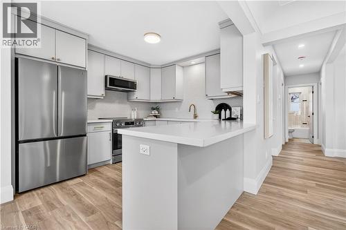 330 East 15Th Street, Hamilton, ON - Indoor Photo Showing Kitchen With Upgraded Kitchen